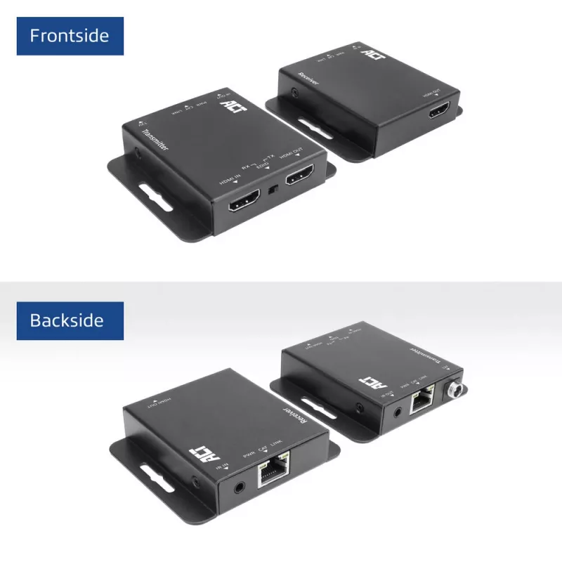 ACT AC7801 transmisor y receptor AV, negro