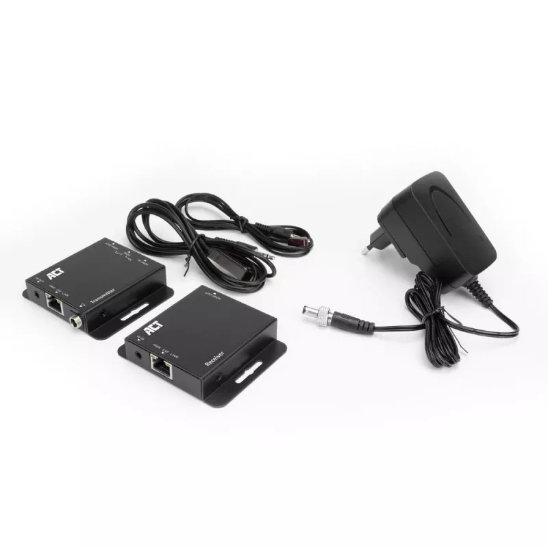 ACT AC7801 transmisor y receptor AV, negro