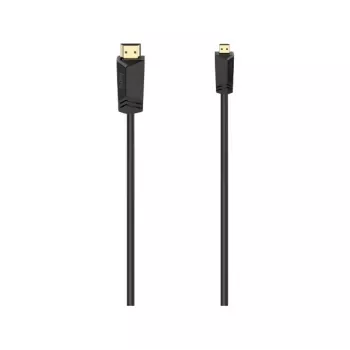 Hama 00074259 Cable HDMI 2 m HDMI Tipo A (estándar) HDMI Tipo D (Micro) Negro