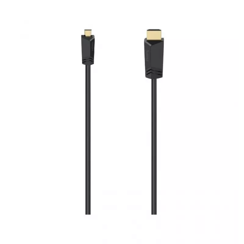 Hama 00074259 Cable HDMI 2 m HDMI Tipo A (estándar) HDMI Tipo D (Micro) Negro