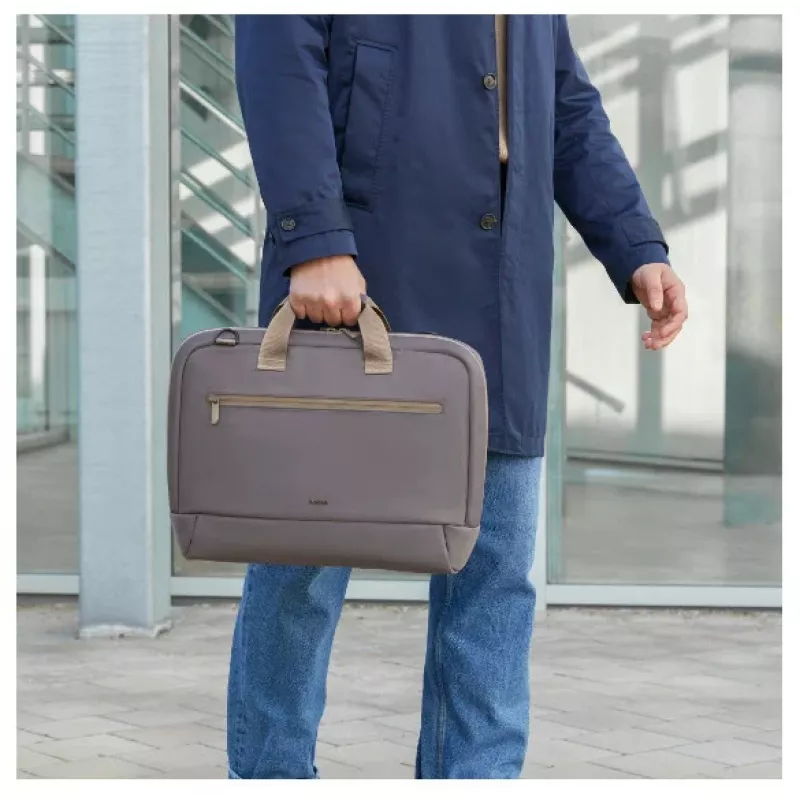 Hama Ultra Lightweight 35,8 cm (14,1 pulgadas) Bolsa toploader Antracita, Beige