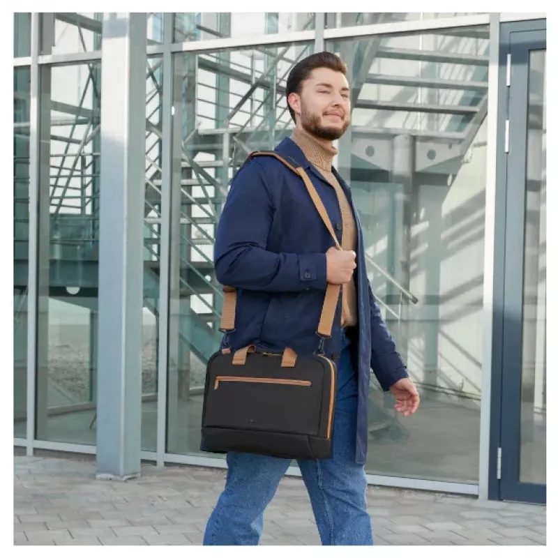 Hama Ultra Lightweight 35,8 cm (14,1 pulgadas) Bolsa toploader Beige, Negro