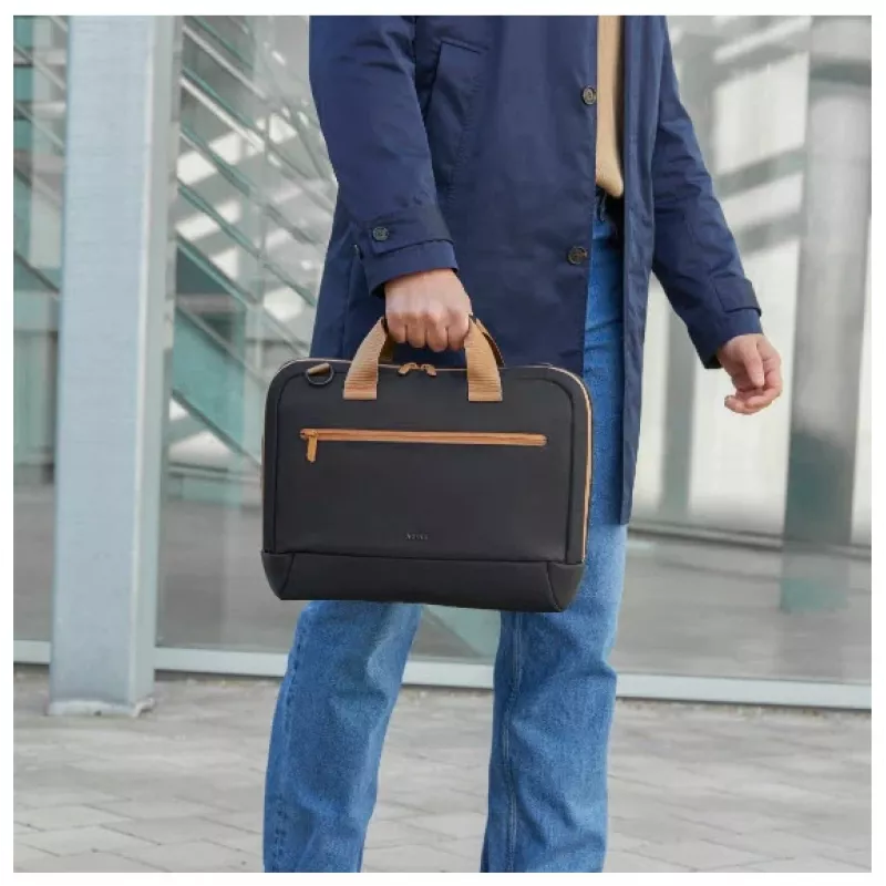 Hama Ultra Lightweight 35,8 cm (14,1 pulgadas) Bolsa toploader Beige, Negro