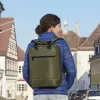 Hama 00222054 Mochila Negro, Oliva Poliéster reciclado