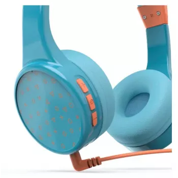 Hama Teens Guard II Auriculares inalámbricos diadema llamadas/música USB Type-C Bluetooth Azul, Naranja