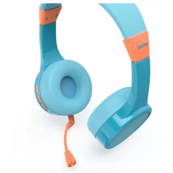 Hama Teens Guard II Auriculares inalámbricos diadema llamadas/música USB Type-C Bluetooth Azul, Naranja