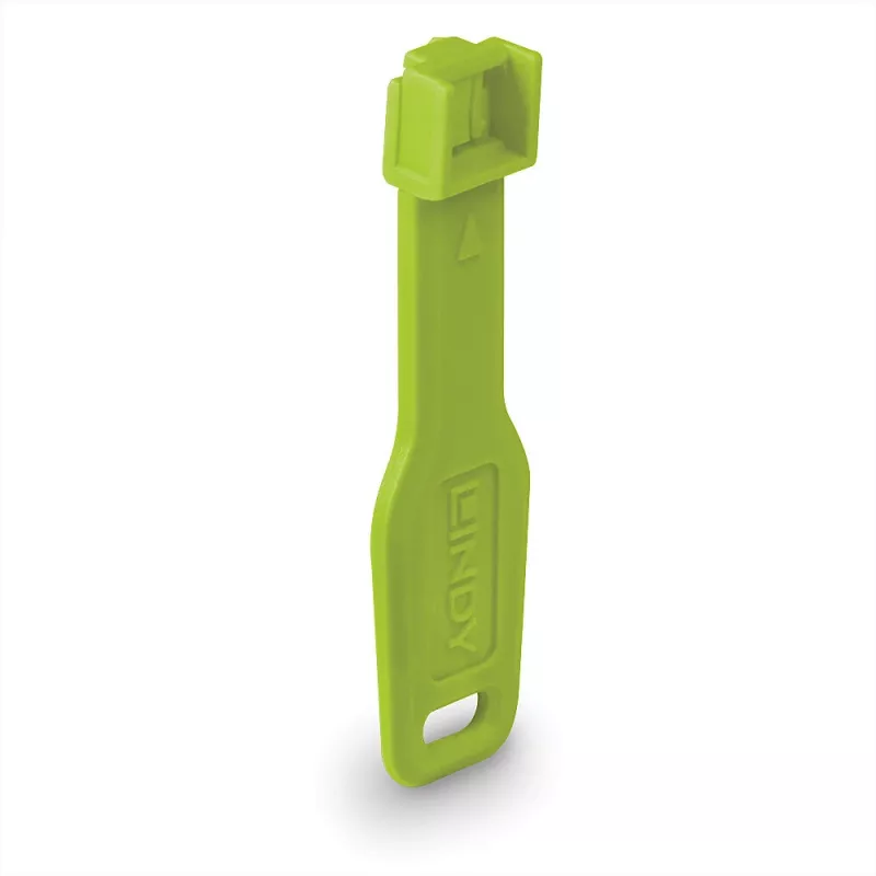 Lindy bloqueador de puerto RJ45 verde, 10 uds. + 1 llave, bloqueador de puerto + llave, RJ-45, verde, acrilonitrilo-butadieno-estireno (ABS), 10 piezas, bolsa de plástico