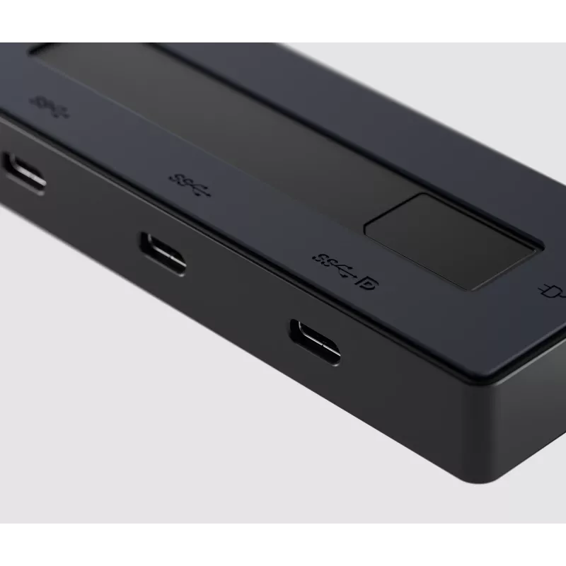 HP 4K USB-C Multiport Hub, USB Type-C, USB Type-C, 10000 Mbit/s, 3840 x 2160, negro, 65 W