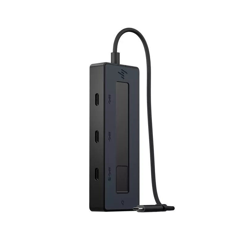 HP 4K USB-C Multiport Hub, USB Type-C, USB Type-C, 10000 Mbit/s, 3840 x 2160, negro, 65 W