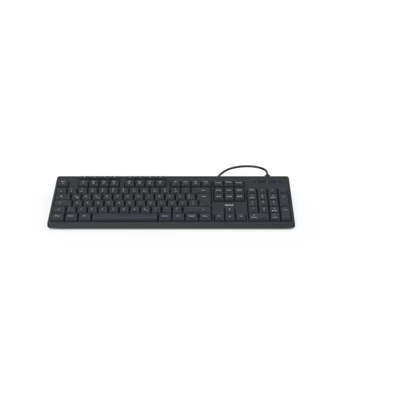 Hama CK-200 Teclado Home/Office USB QWERTZ Alemán Negro