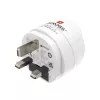 Hama 00223483 Adaptador de viaje Type-G (UK) Type-F Blanco