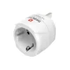 Hama 00223483 Adaptador de viaje Type-G (UK) Type-F Blanco