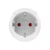 Hama 00223483 Adaptador de viaje Type-G (UK) Type-F Blanco