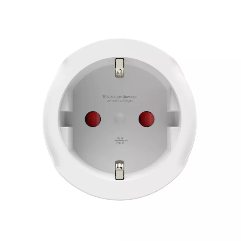 Hama 00223483 Adaptador de viaje Type-G (UK) Type-F Blanco