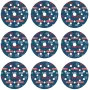 Disco de lijar Bosch 2608902407 Ø125 mm — 1 disco de lijar para lijadora rotoorbital/excéntrica