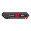 WEDO 78822 Premium cúter-rascador con función de giro de la hoja, negro/rojo