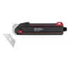 WEDO 78822 Premium cúter-rascador con función de giro de la hoja, negro/rojo