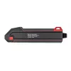 WEDO 78822 Premium cúter-rascador con función de giro de la hoja, negro/rojo
