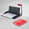 GBC CombBind CB12 encuadernadora de canutillo de plástico, negro/plata