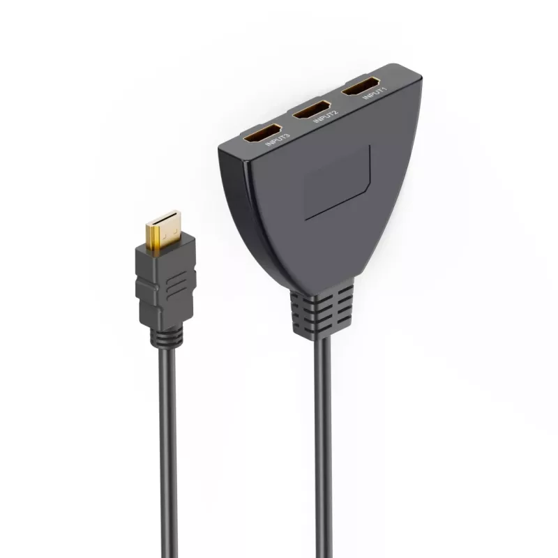 Hama 4K conmutador HDMI 3x1, 3x HDMI hembra a 1x HDMI macho (00205101)