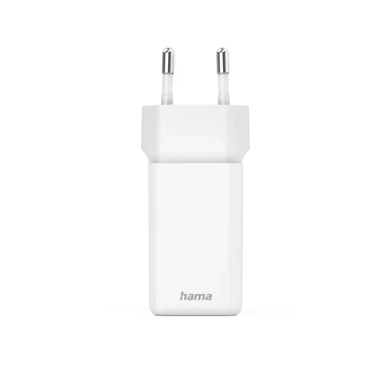 Hama 00201989 Cargador móvil para auriculares, portátil, batería externa, smartphone, tablet Blanco Carga rápida CA Interior