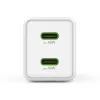 Hama 00201989 Cargador móvil para auriculares, portátil, batería externa, smartphone, tablet Blanco Carga rápida CA Interior