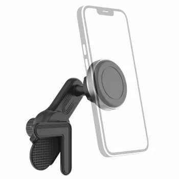 Hama 00201988 Soporte activo para teléfono móvil/smartphone Negro, Plateado
