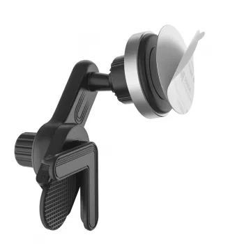 Hama 00201988 Soporte activo para teléfono móvil/smartphone Negro, Plateado
