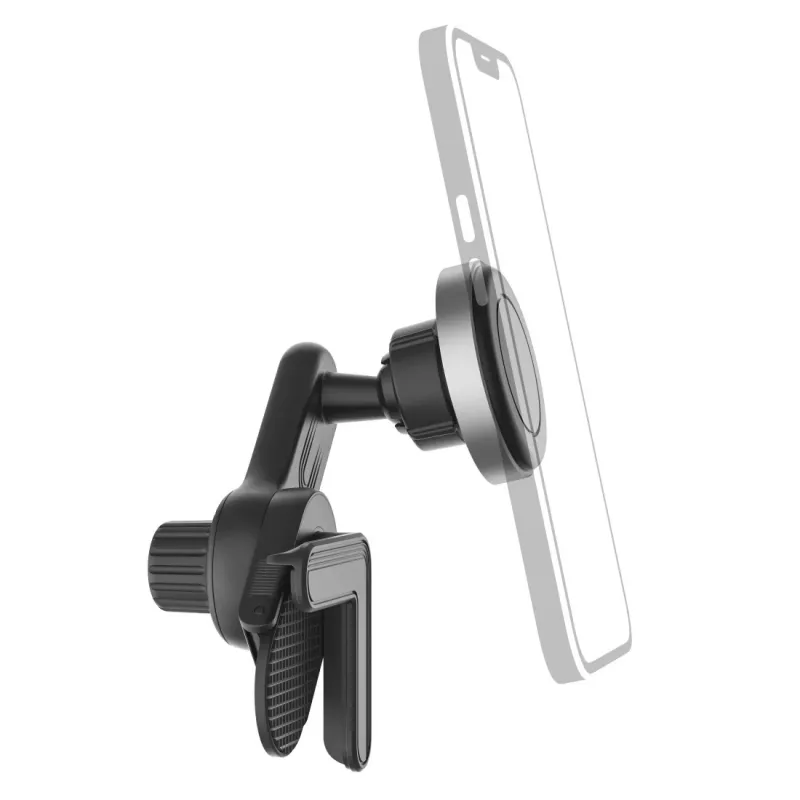 Hama 00201988 Soporte activo para teléfono móvil/smartphone Negro, Plateado