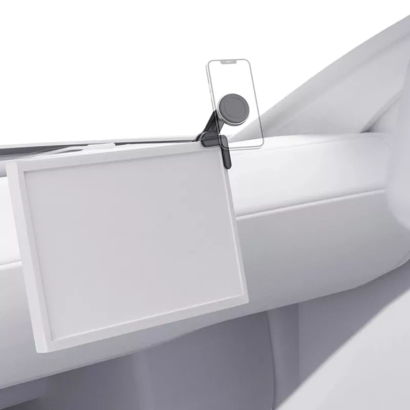 Hama 00201988 Soporte activo para teléfono móvil/smartphone Negro, Plateado