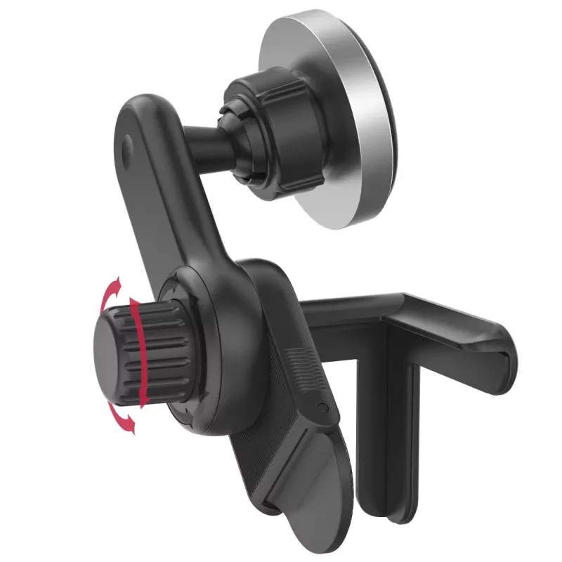Hama 00201988 Soporte activo para teléfono móvil/smartphone Negro, Plateado