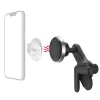 Hama 00201988 Soporte activo para teléfono móvil/smartphone Negro, Plateado