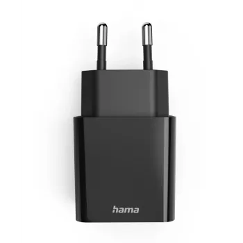 Hama 00201959 Cargador móvil para auriculares, batería externa, smartphone, tablet Negro Carga rápida CA Interior