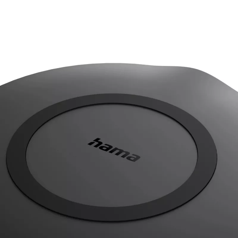 Hama 00201746 Cargador móvil para smartphone Negro Carga inalámbrica Función de carga rápida Interior