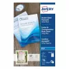 Avery Quick&Clean C2318-25i tarjetas, 82,6 x 127 mm, 260 g/m², blanco, 100 tarjetas (25 hojas x 4)