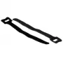 Bridas de cable de velcro ACT 16/210 mm, bridas de cable de velcro, nailon, polipropileno (PP), negro, 210 mm, 16 mm, 20 uds.
