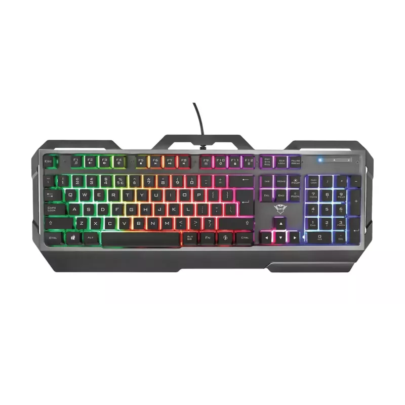 Teclado gaming Trust GXT 856 Torac USB QWERTZ Alemán Negro RGB LED
