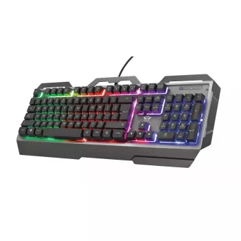 Teclado gaming Trust GXT 856 Torac USB QWERTZ Alemán Negro RGB LED