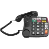 Teléfono analógico Olympia 4500 negro blanco