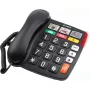 Teléfono analógico Olympia 4500 negro blanco