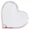 Marco de fotos individual Hama Heart rojo, transparente