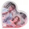 Marco de fotos individual Hama Heart rojo, transparente