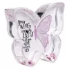 Marco de fotos individual Hama Butterfly rosa, transparente