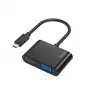 Adaptador gráfico USB Hama 00200313 4096 x 2160 píxeles negro