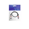 Cable de audio Omnitronic 30220401 0,5 m XLR de 3 polos negro