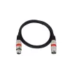 Cable de audio Omnitronic 30220406 1 m XLR 3 polos negro