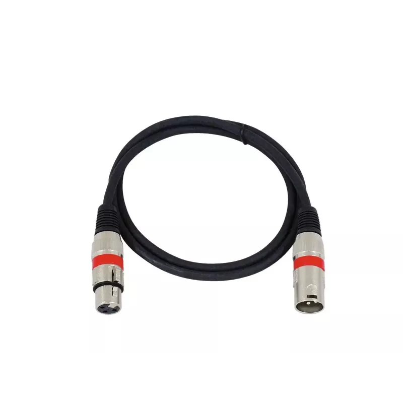 Cable de audio Omnitronic 30220406 1 m XLR 3 polos negro