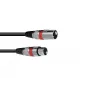 Cable de audio Omnitronic 30220406 1 m XLR 3 polos negro