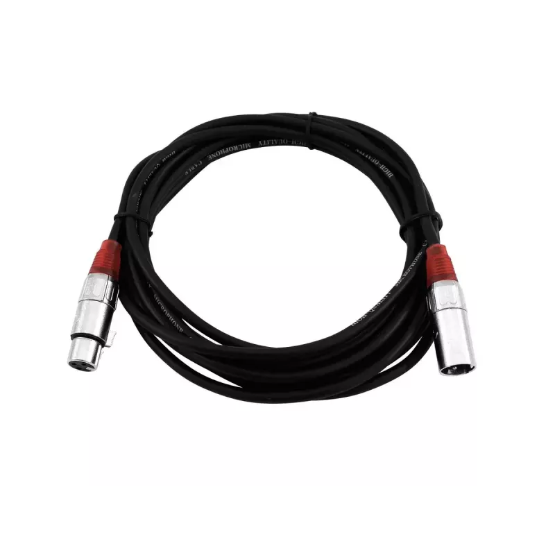 Cable de audio XLR 3 polos Omnitronic 3022050R 5 m negro