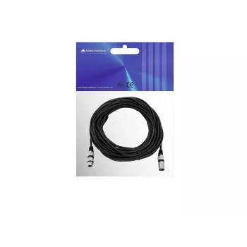 Cable de audio Omnitronic 3022058N 20 m XLR (3 polos) negro